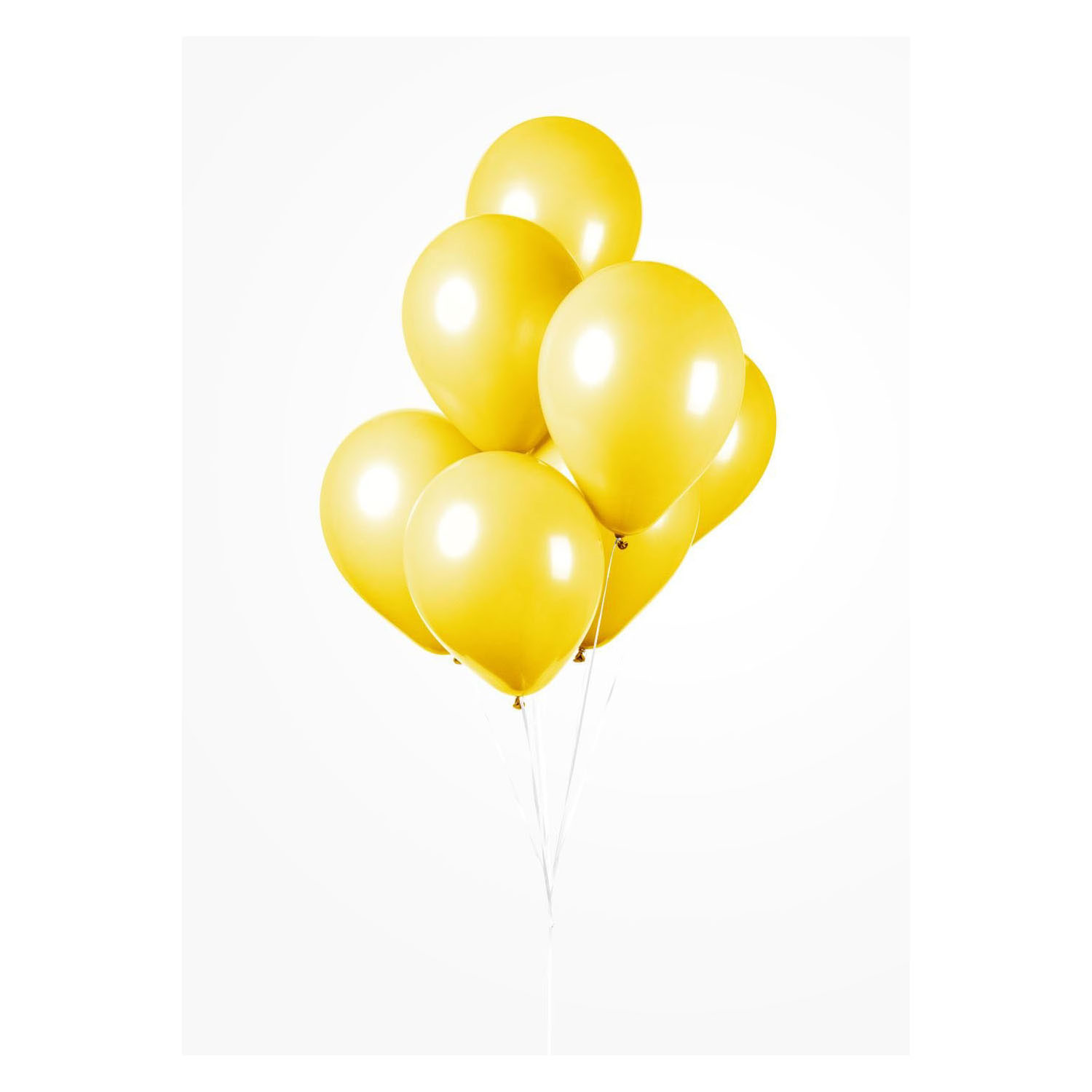 Luftballons Gelb 30cm, 10 Stk.