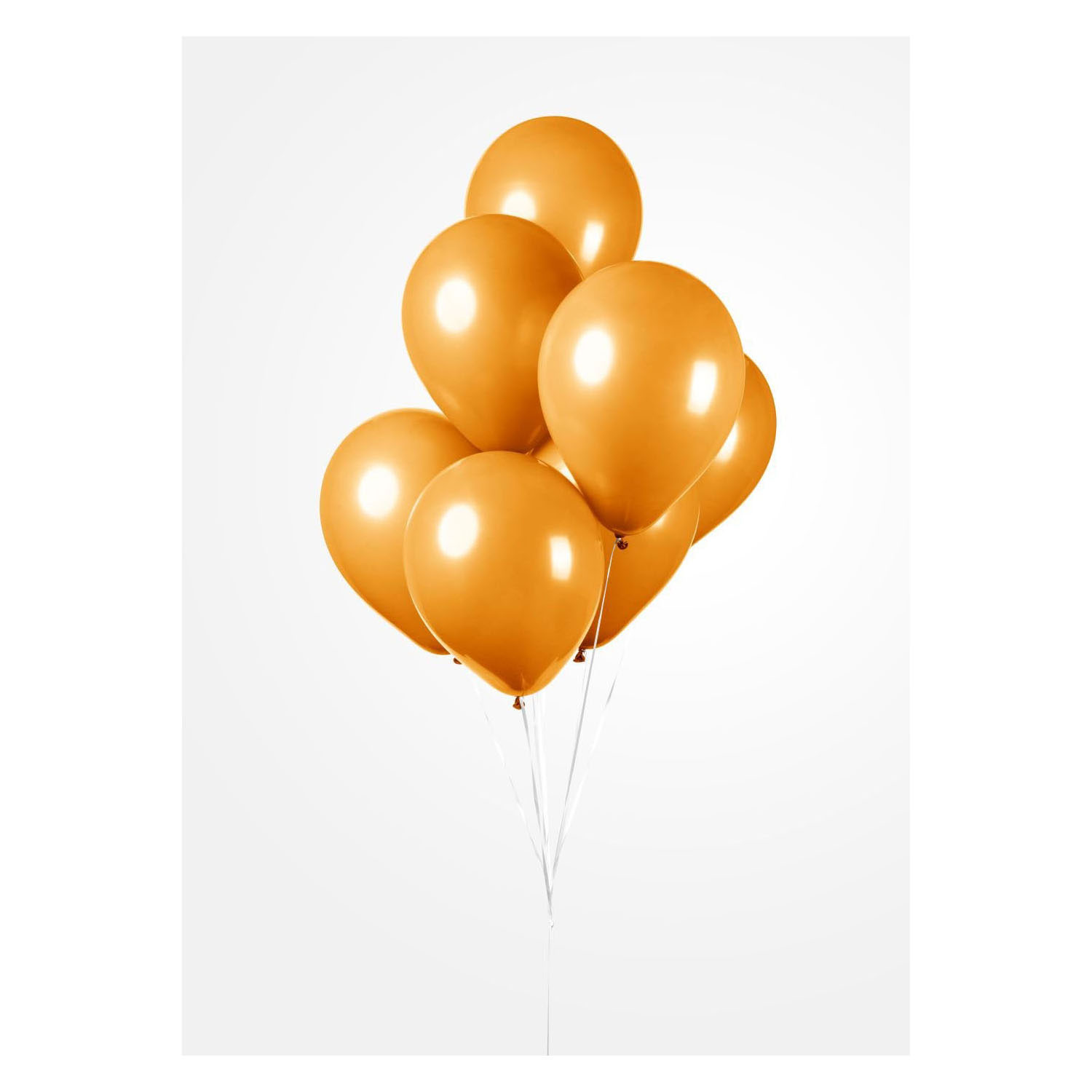 Ballonnen Oranje 30cm, 10st.