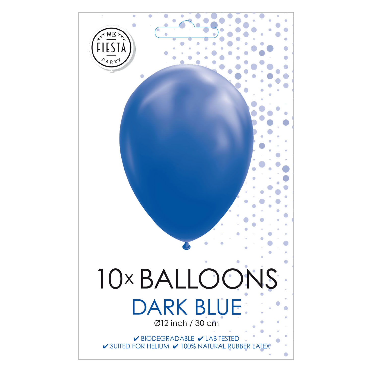 Ballons Bleu Foncé 30cm, 10pcs.