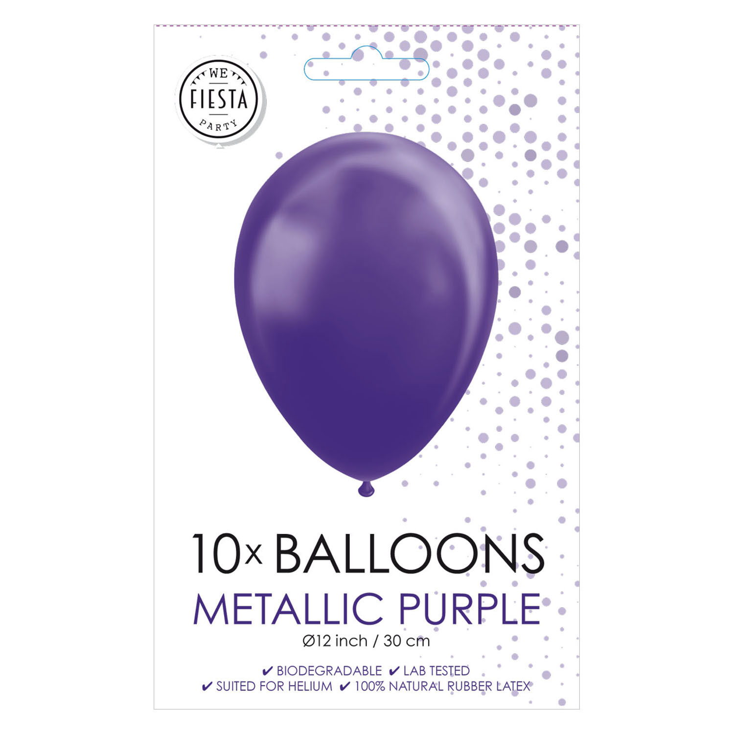 x10 Ballon de baudruche Violet