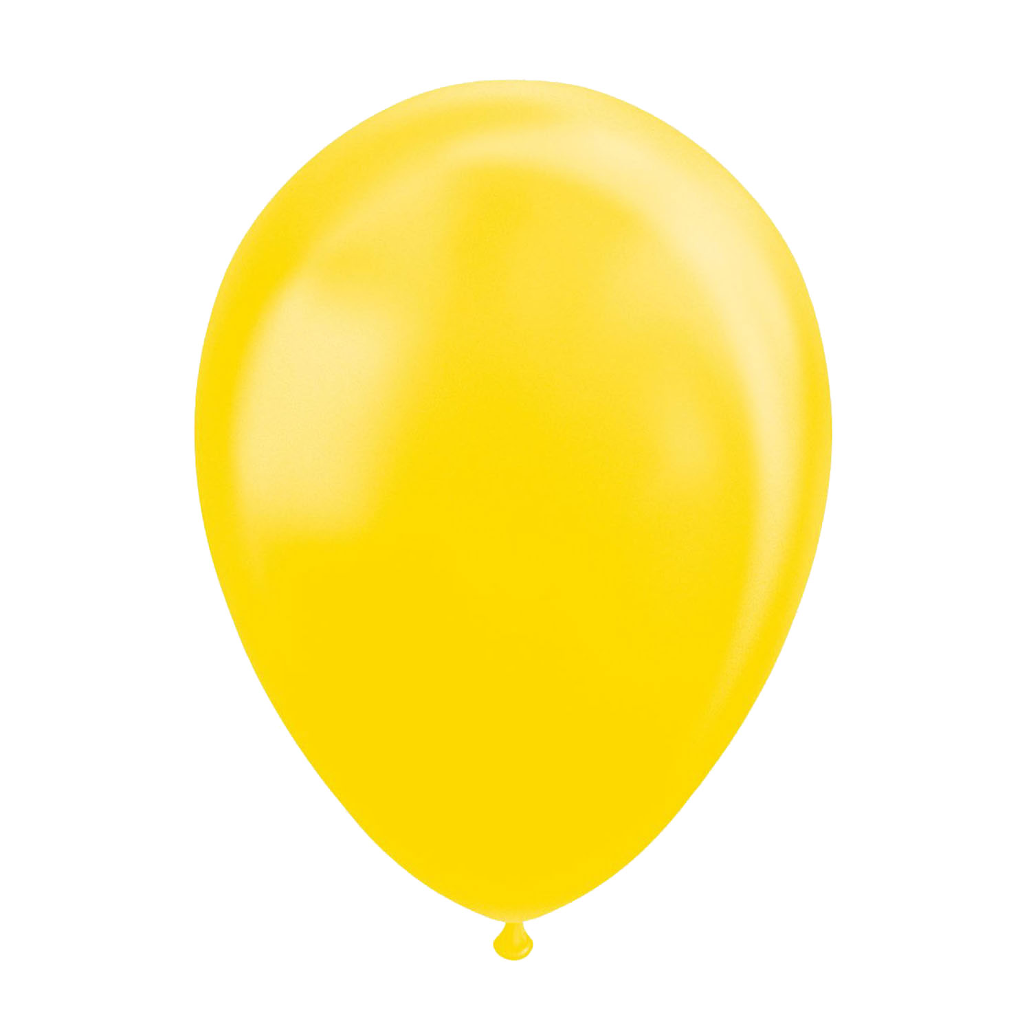 Ballons Jaune Métallique 30cm, 10pcs.