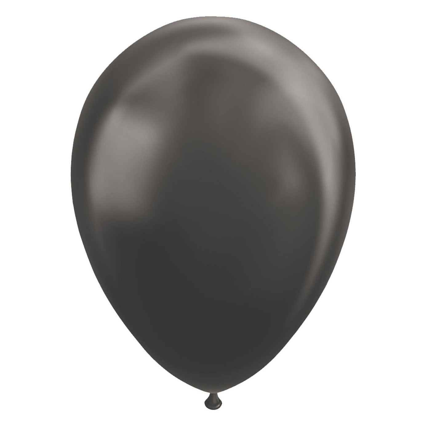 Zwarte ballonnen metallic | 10 stuks (multi)