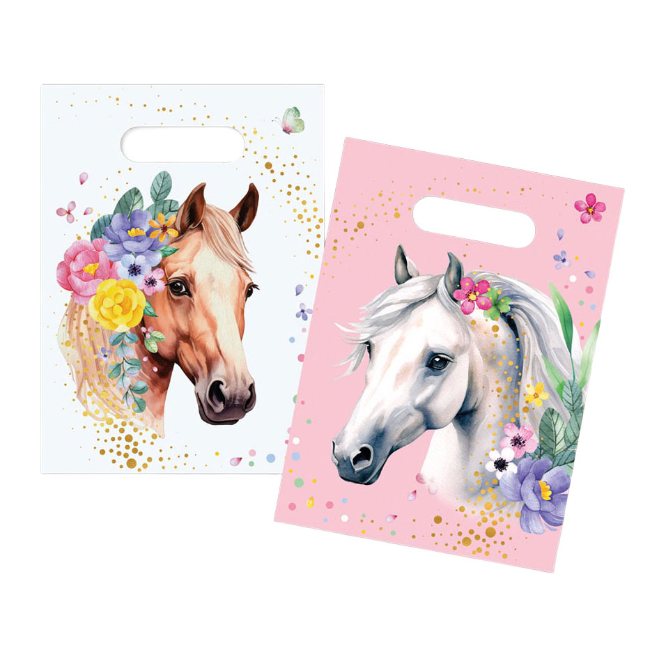Uitdeelzakjes Paarden - 6st.