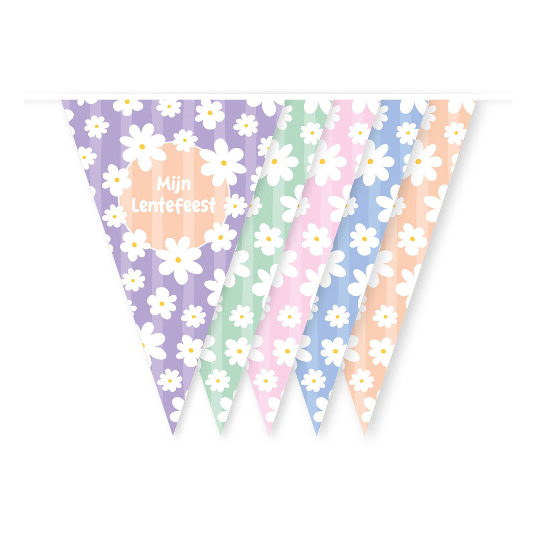 Vlaggenlijn Madeliefjes Mijn Lentefeest - 10m