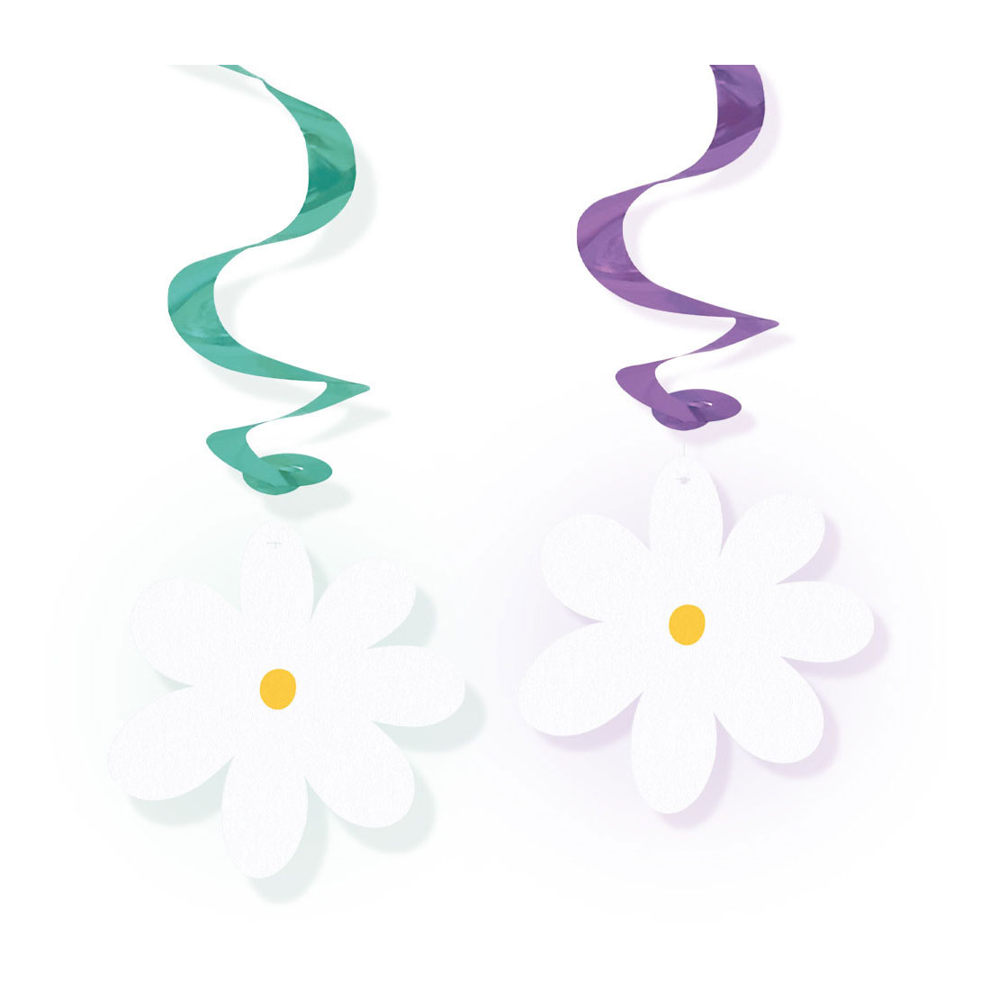 Hangende Decoratie Swirls Madeliefjes - 4st.