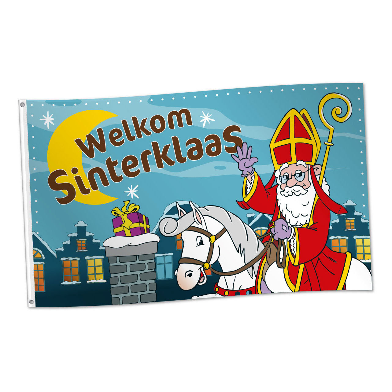 Drapeau Polyester 150x90cm Saint Nicolas