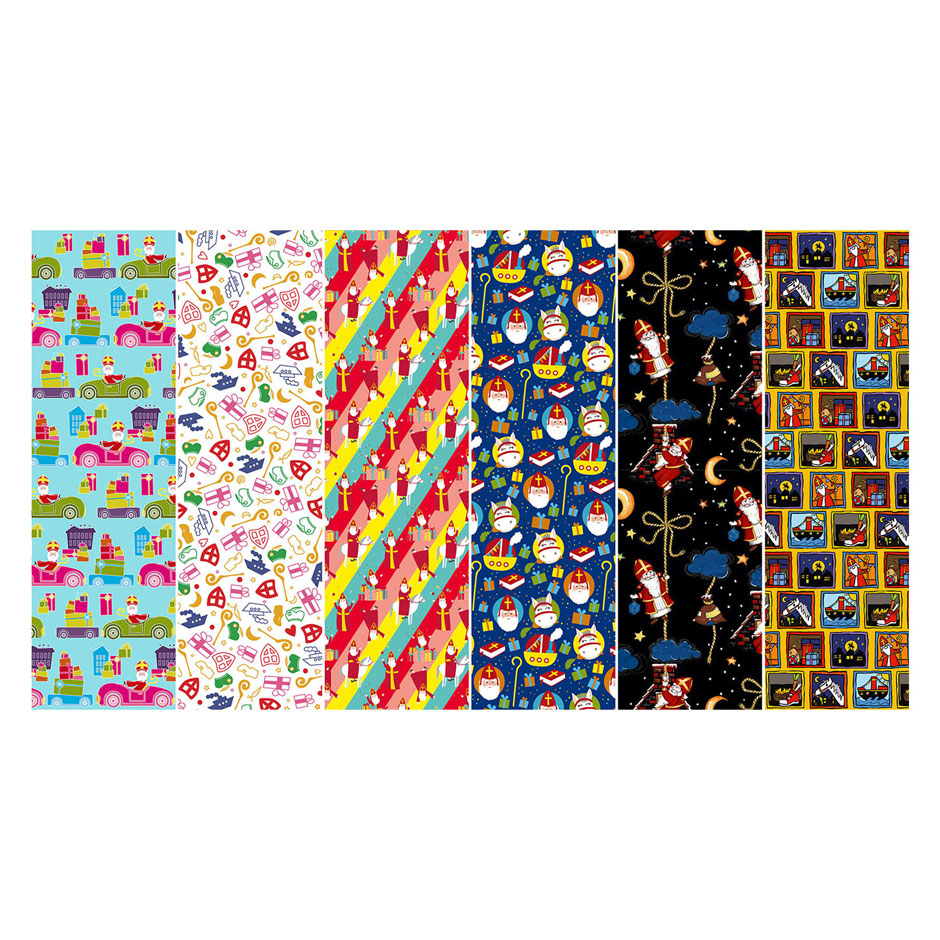 Inpakpapier Sinterklaas - 2m