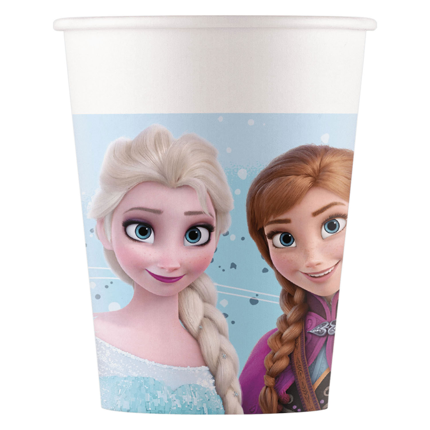 Papieren Bekers 200ml Frozen Idyllic Wonder - 8st.