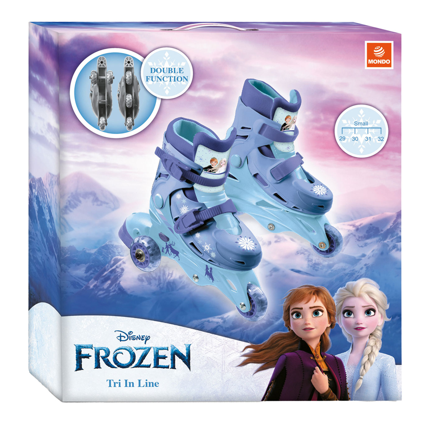 Patins à roues alignées Mondo Disney Frozen Tri, taille 29-32
