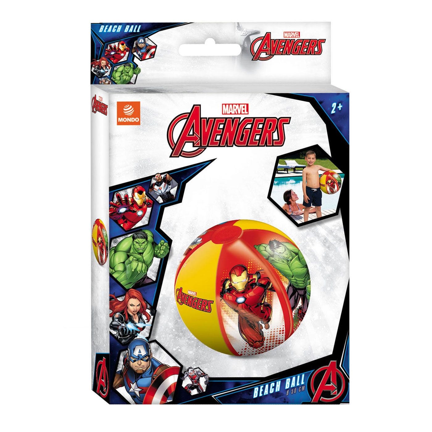 Mondo Ballon de Plage Avengers, 50cm