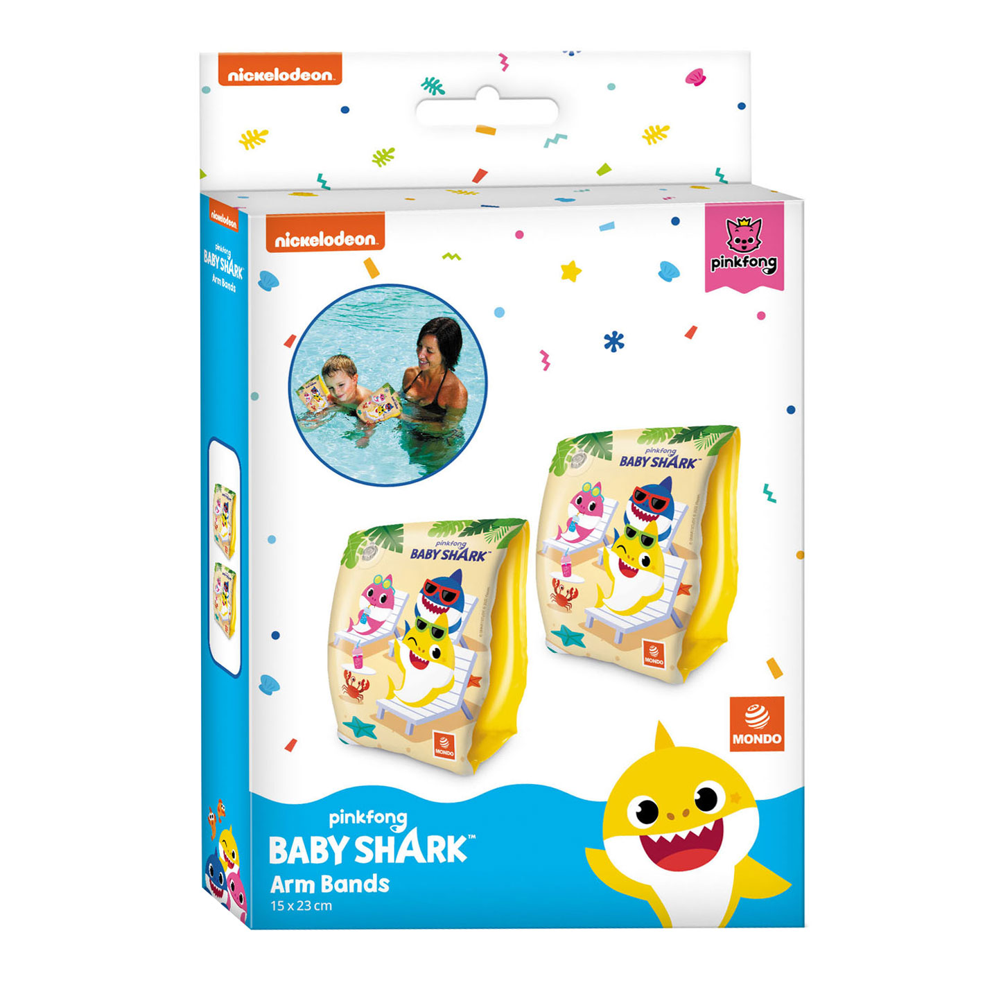 Bandes de natation Mondo Baby Shark