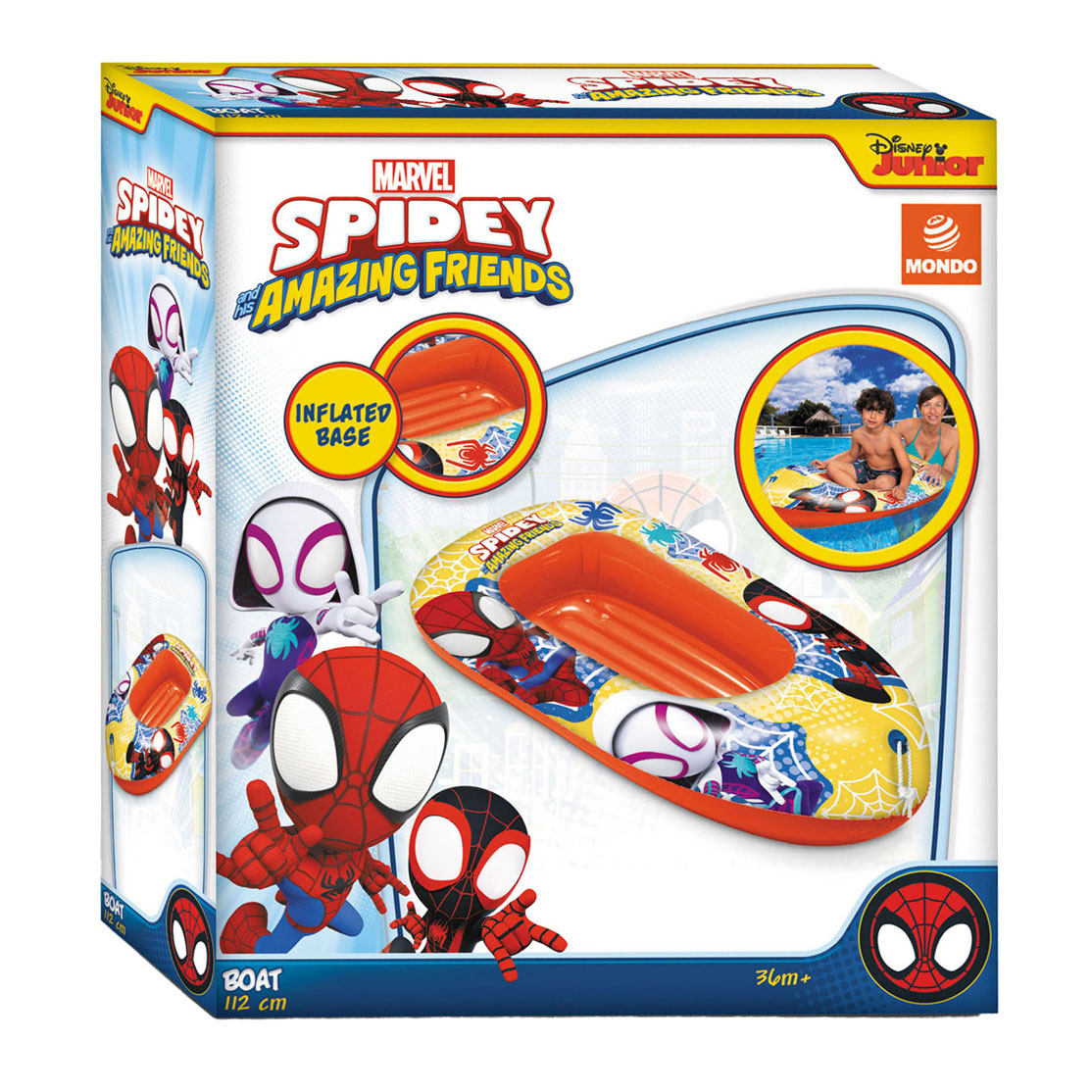 Mondo Bateau pneumatique Spidey, 112cm