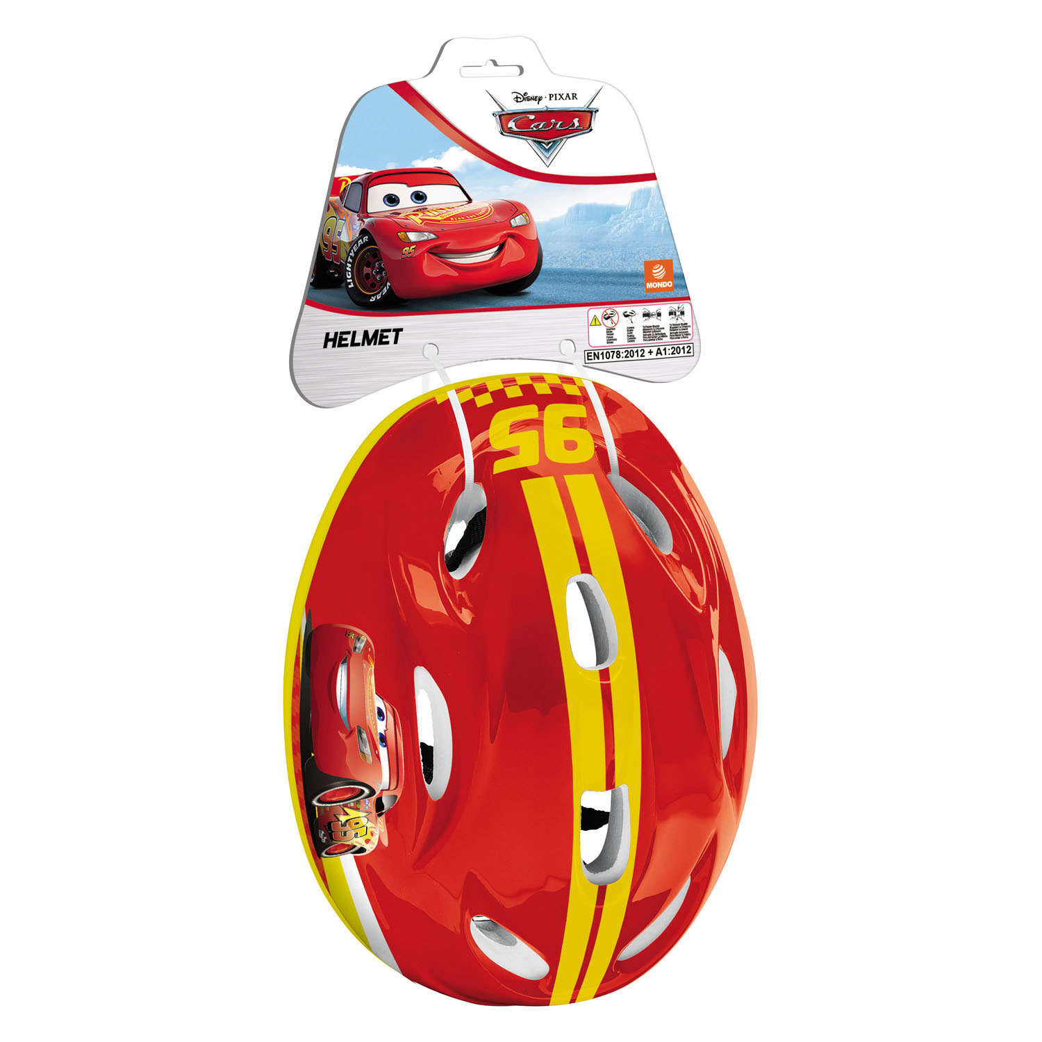 Casque de vélo Mondo Disney Pixar Cars - 52-56 cm