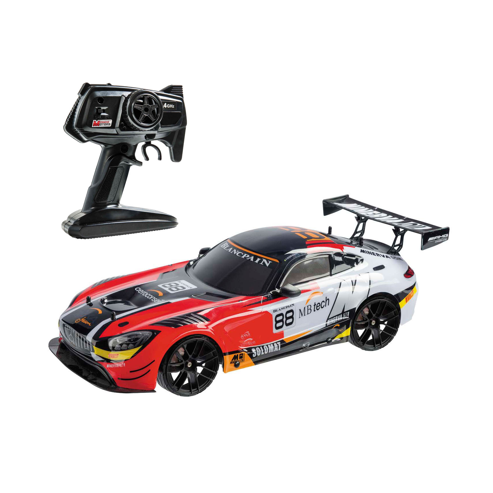 Mondo Motors Voiture télécommandée Mercedes AMG GT 3 Drift 22, échelle 1:10