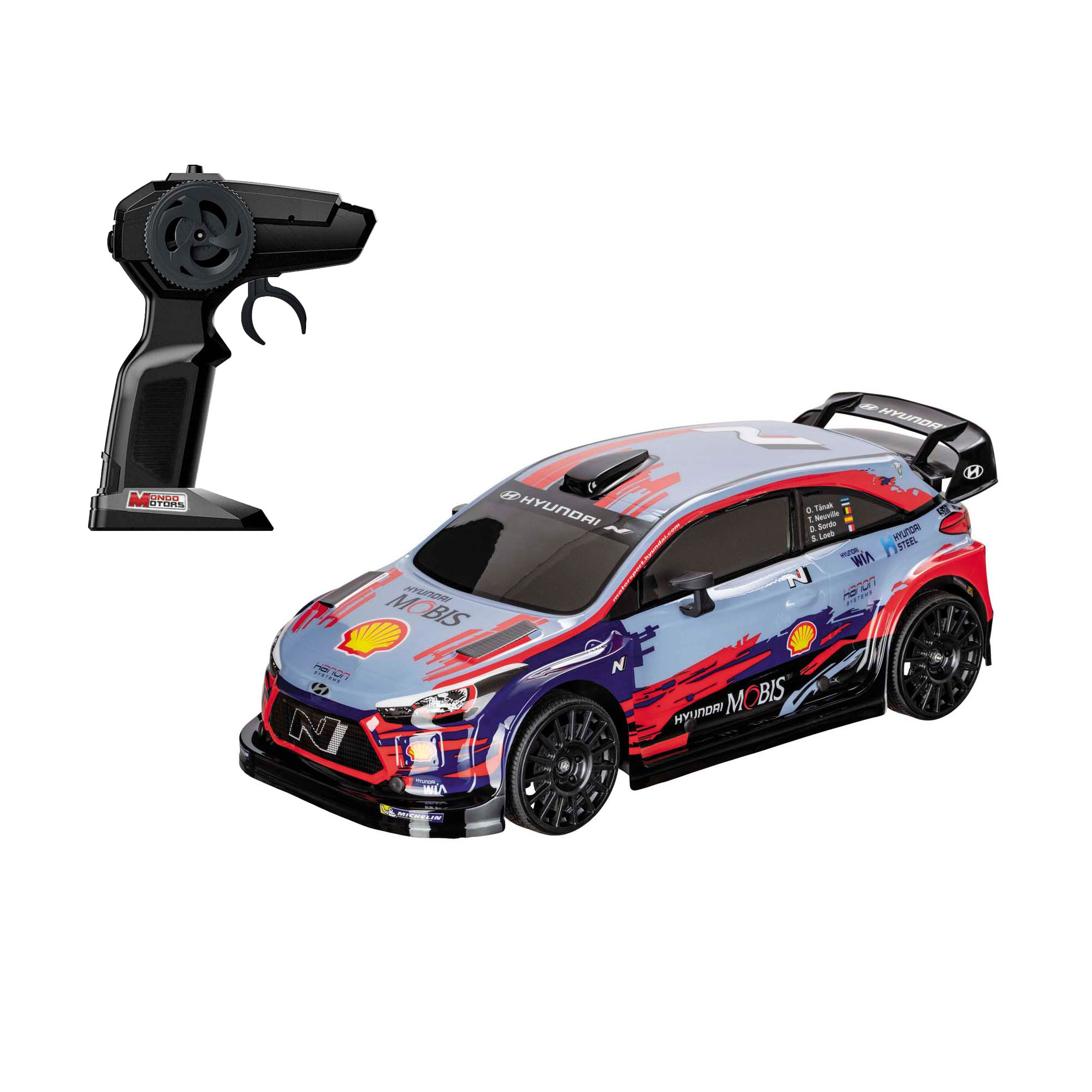 Mondo Motors RC Bestuurbare Auto - Hyundai I20 WRC 23, Schaal 1:10