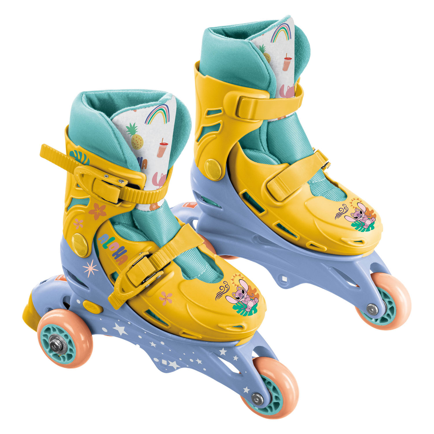 Mondo Rollschuhe mit 3 Rollen, genäht - Größe 29-32 cm