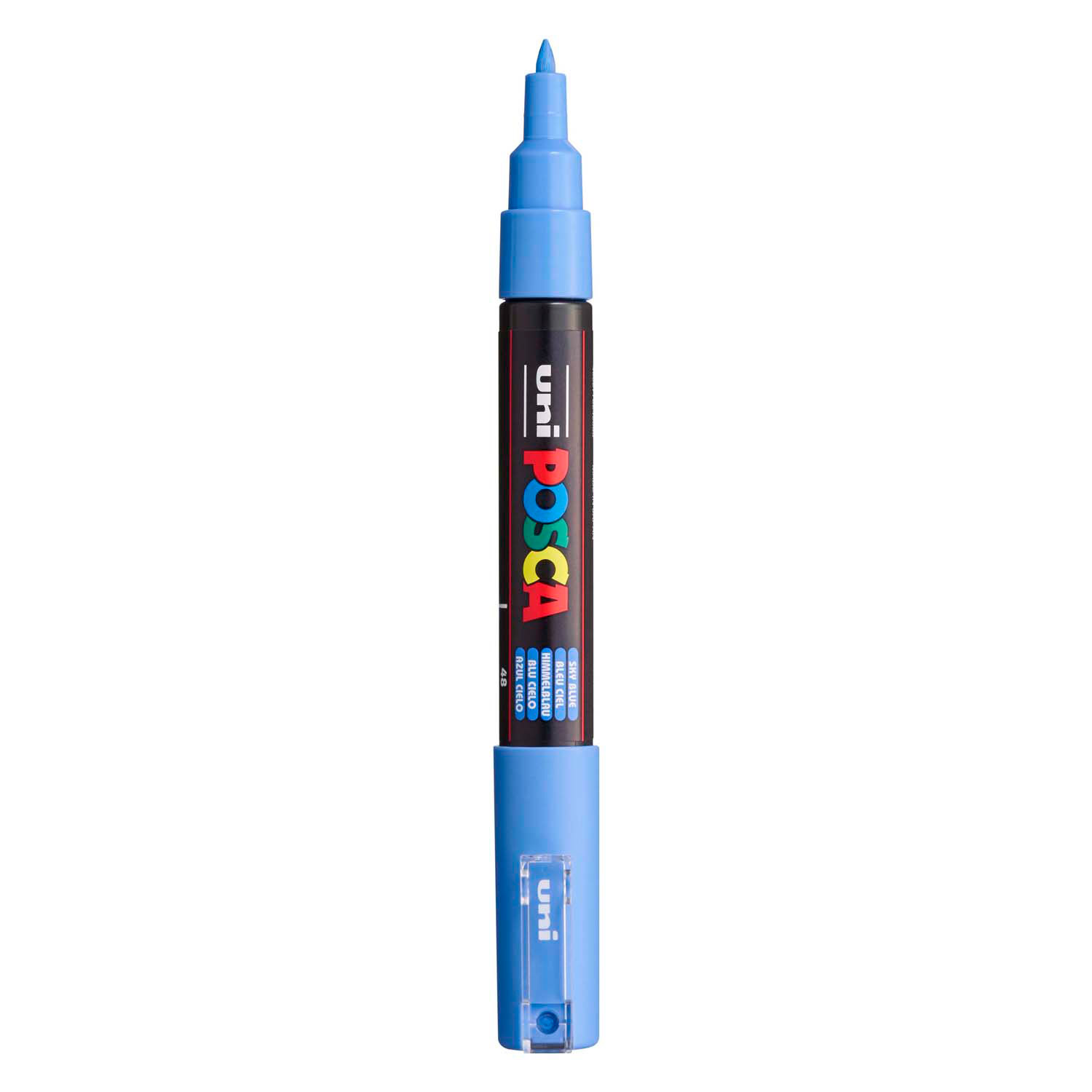 Uni Posca Lackmarker 1MC Himmelblau – Konische Spitze – 1 mm