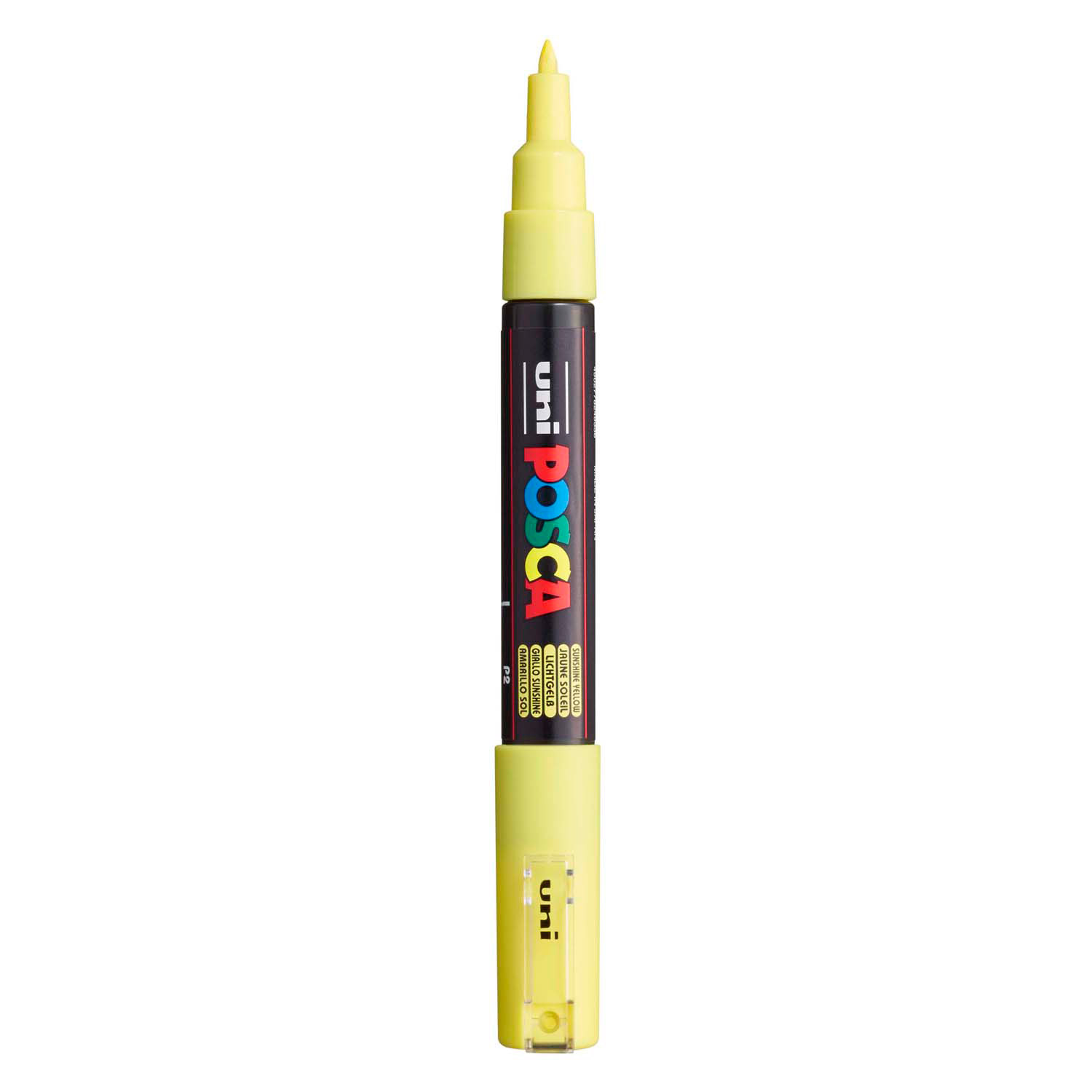 Marqueur de peinture Uni Posca 1MC Jaune soleil - Pointe conique - 1 mm