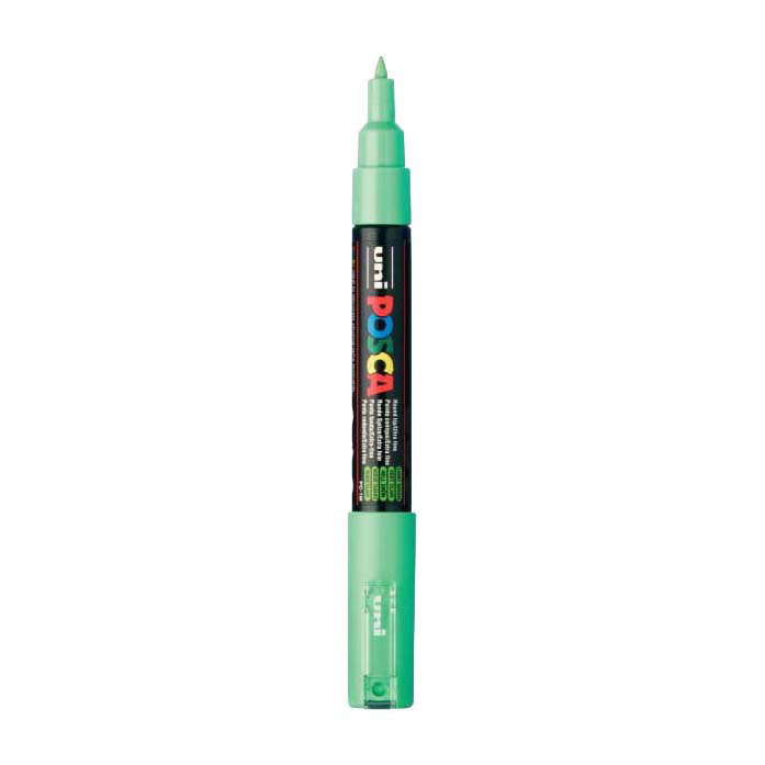 Marqueur de peinture Uni Posca 1MC Vert clair - Pointe conique - 1 mm