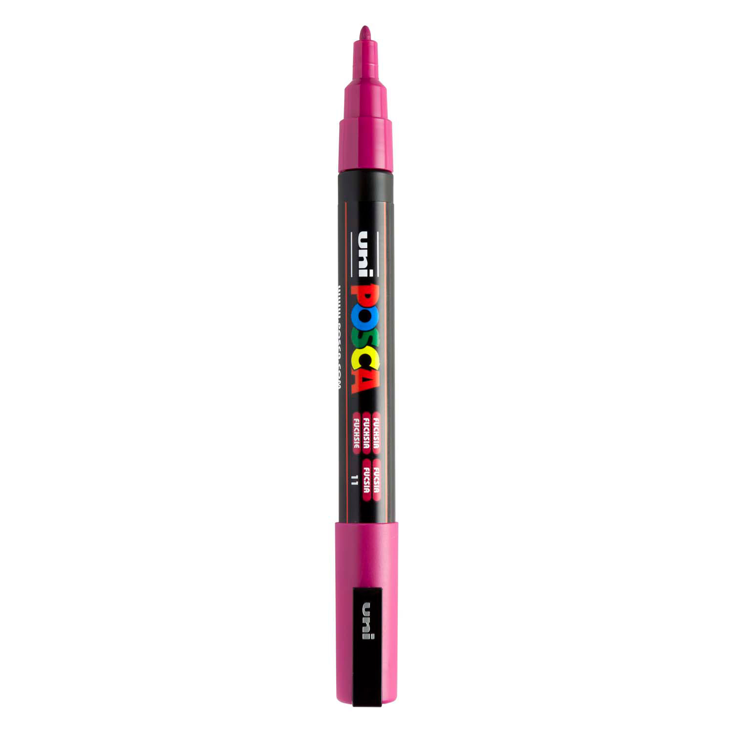 Uni Posca PC3M Acrylmarker Fuchsia - ronde punt tot 1,3 mm