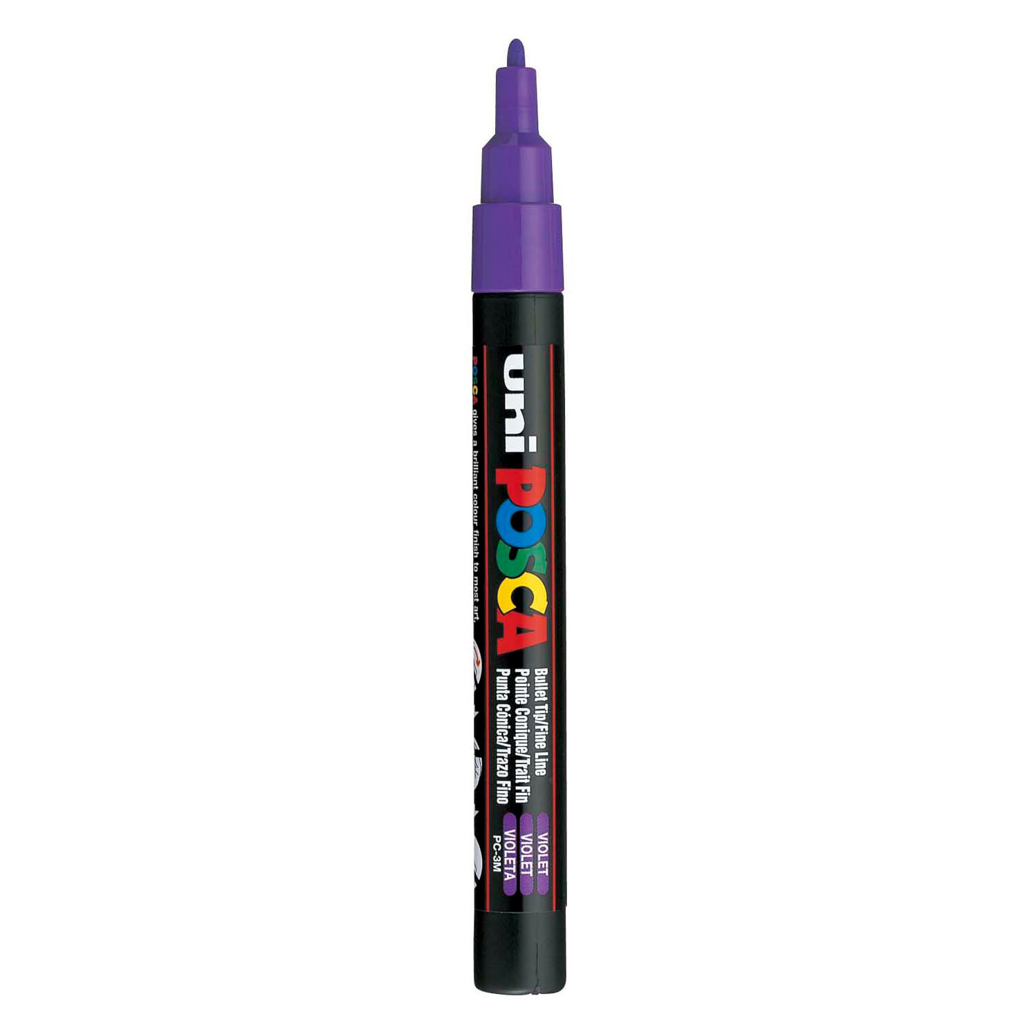 Posca Uni PC3M Verfmarker Paars - ronde punt tot 1,3 mm