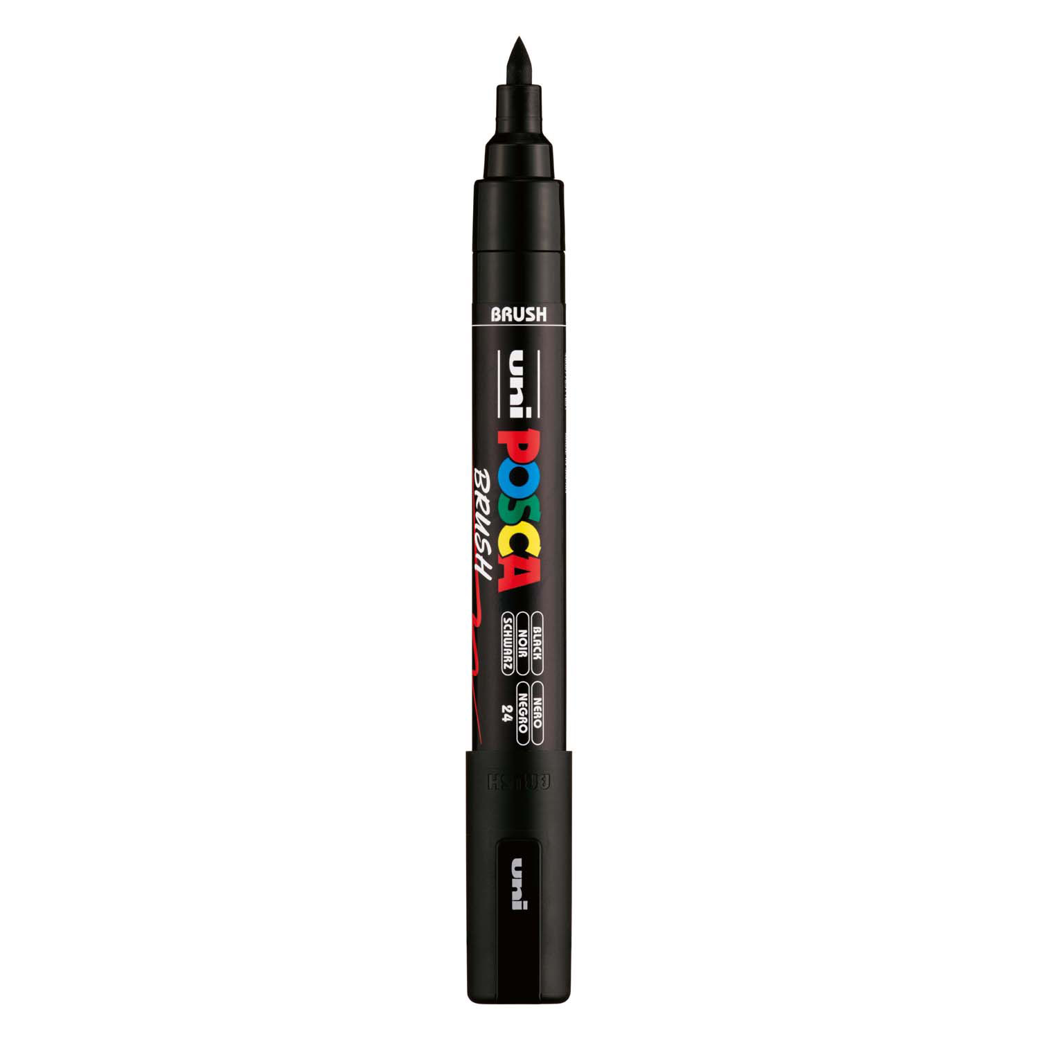 Uni Posca Brushmarker PC5BR Zwart - brushpunt 1 - 10 mm