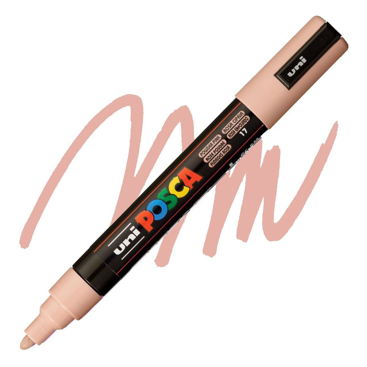 Marqueur de peinture Uni Posca 5M Rose poudre