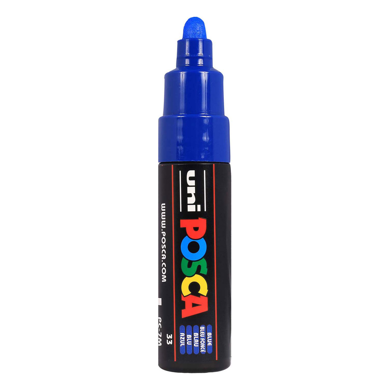 Uni Posca Lackmarker 7M Blau – konische Spitze 4,5 mm
