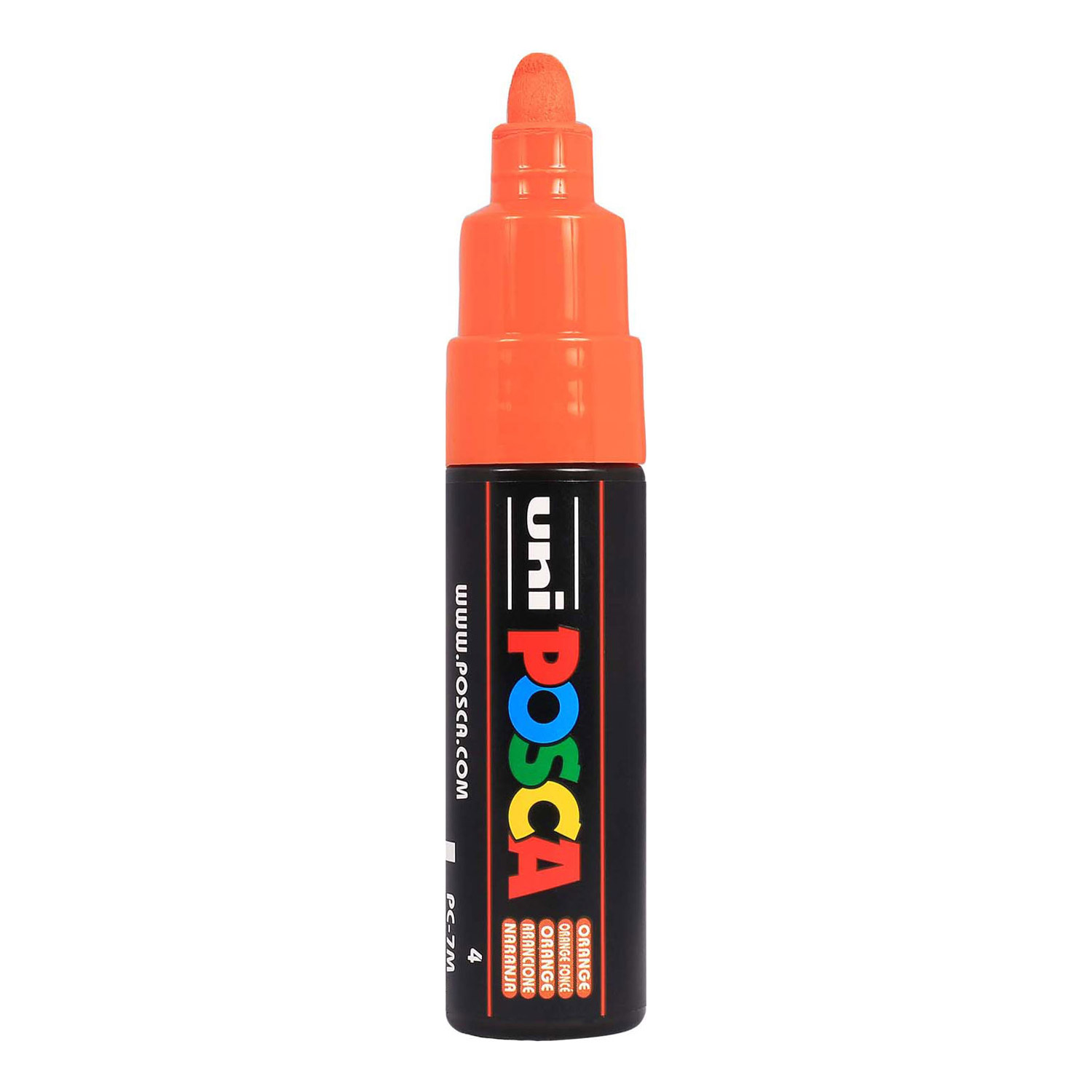 Uni Posca Lackmarker 7M Dunkelorange – 4,5 mm konische Spitze