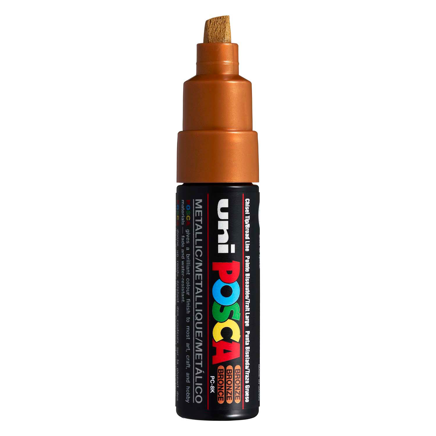 Uni Posca Lackmarker 8K Bronze – Keilspitze 8 mm
