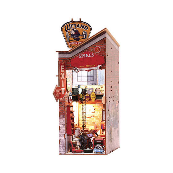 Graine 3D Scene Garage Book Nook Modelbouwpakket