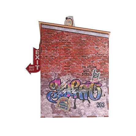 Graine 3D Scene Garage Book Nook Modelbouwpakket