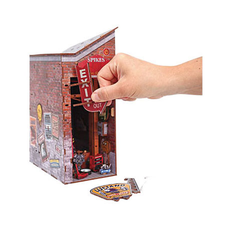 Graine 3D Scene Garage Book Nook Modelbouwpakket