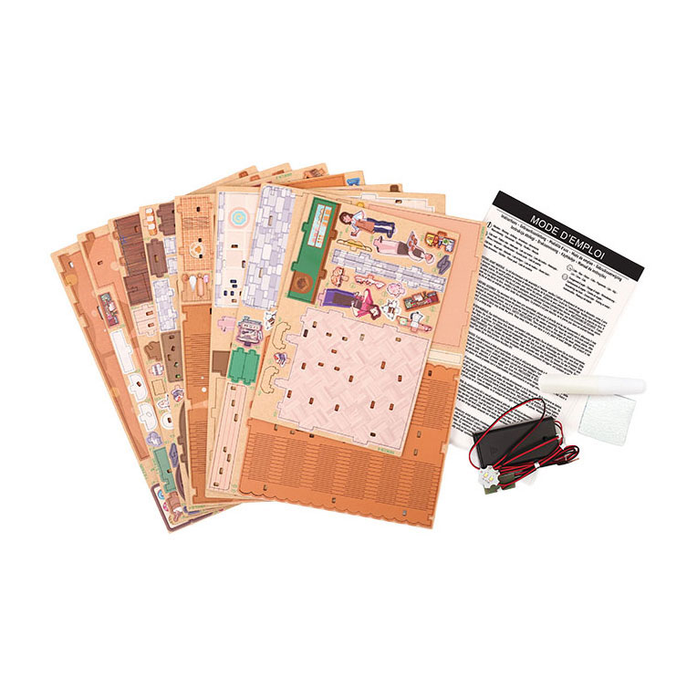 Graine 3D Scene Cosy Coffee Book Nook Modelbouwpakket