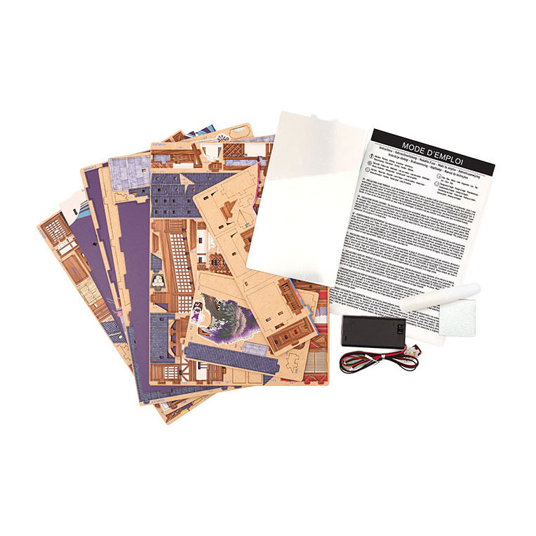 Graine 3D Scene Sakura Lane Book Nook Modelbouwpakket