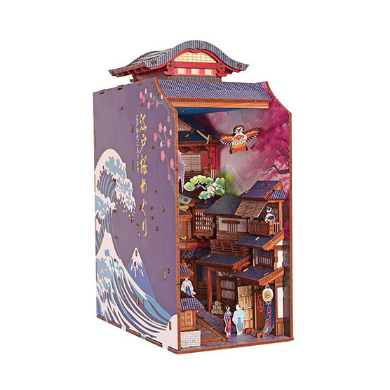 Graine 3D Scene Sakura Lane Book Nook Modelbouwpakket