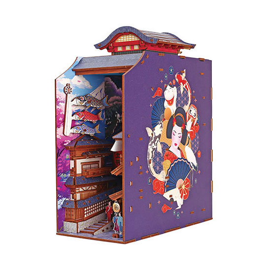 Graine 3D Scene Sakura Lane Book Nook Modelbouwpakket