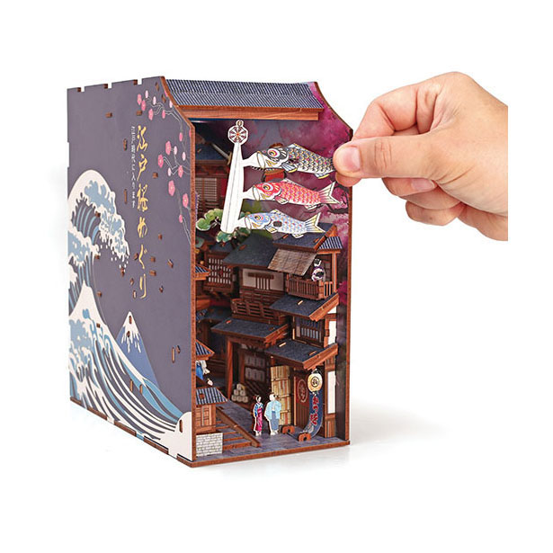 Graine 3D Scene Sakura Lane Book Nook Modelbouwpakket