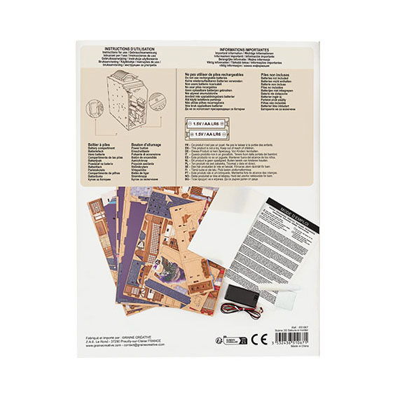 Graine 3D Scene Sakura Lane Book Nook Modelbouwpakket