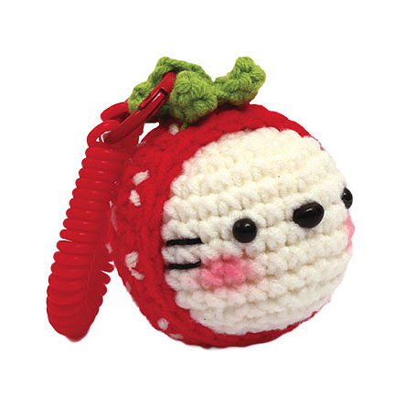 Kit de crochet Graine Easygurumi Fraise - aiguille et fil inclus