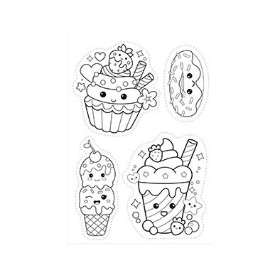 Ensemble de feuilles de crêpage Grain Magnets Kawaii