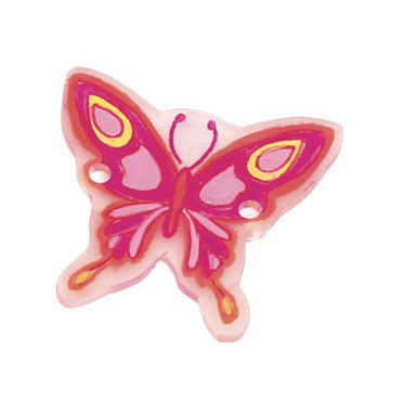 Bracelet Graine en film rétractable, motifs papillons et fleurs