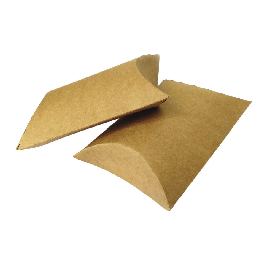 Boîtes cadeaux Graine 12,3 x 7,7 cm Kraft - 6 pièces.