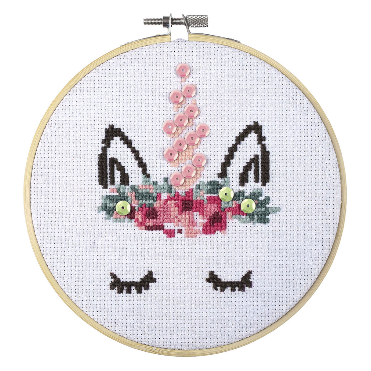 Kit de broderie Graine Licorne 15,5 cm