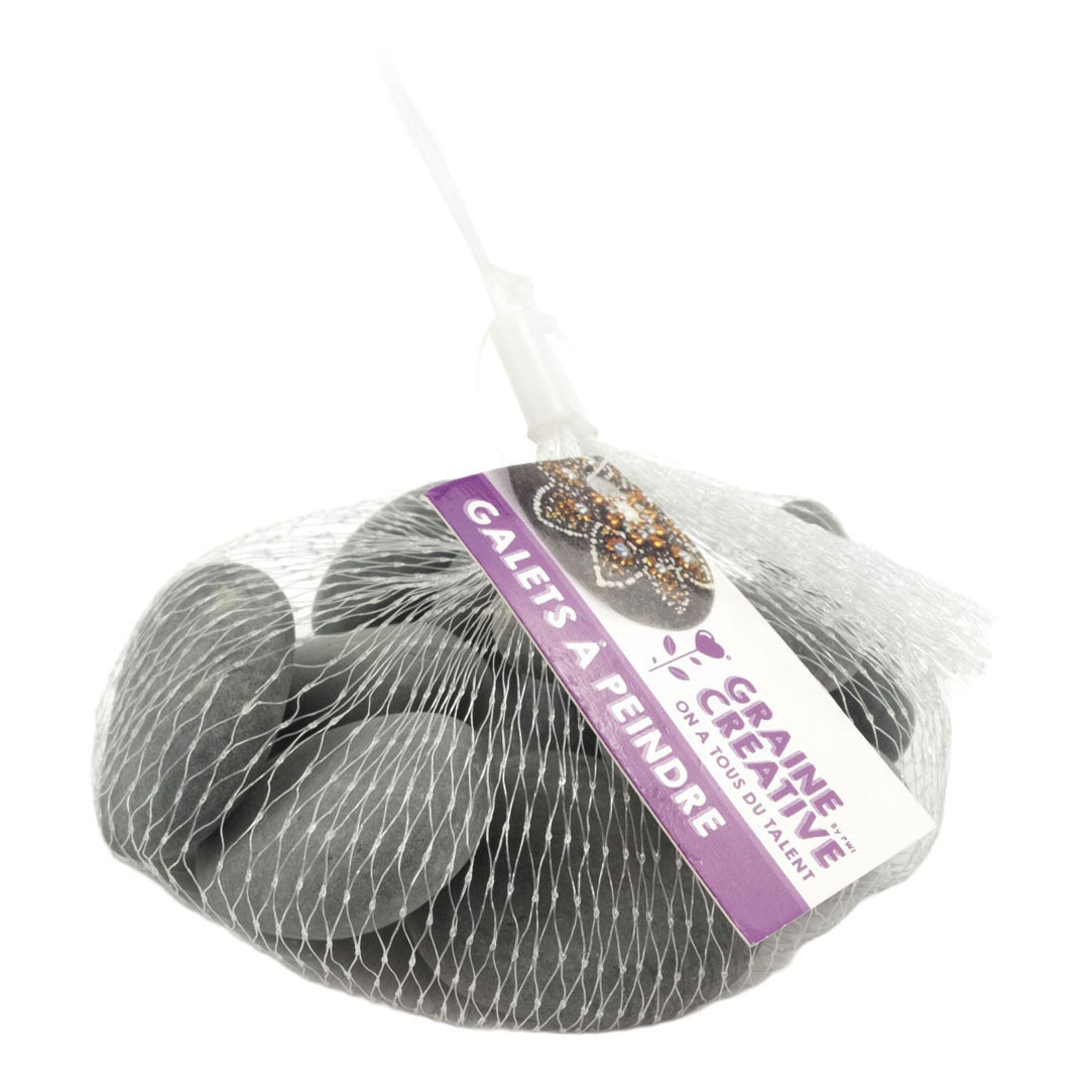 Pierres à grain grises - 5 pièces