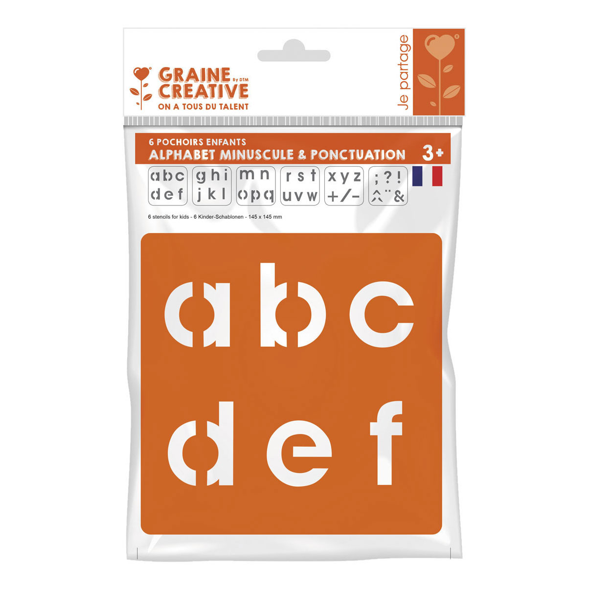 Pochoirs Graine Alphabet Petit