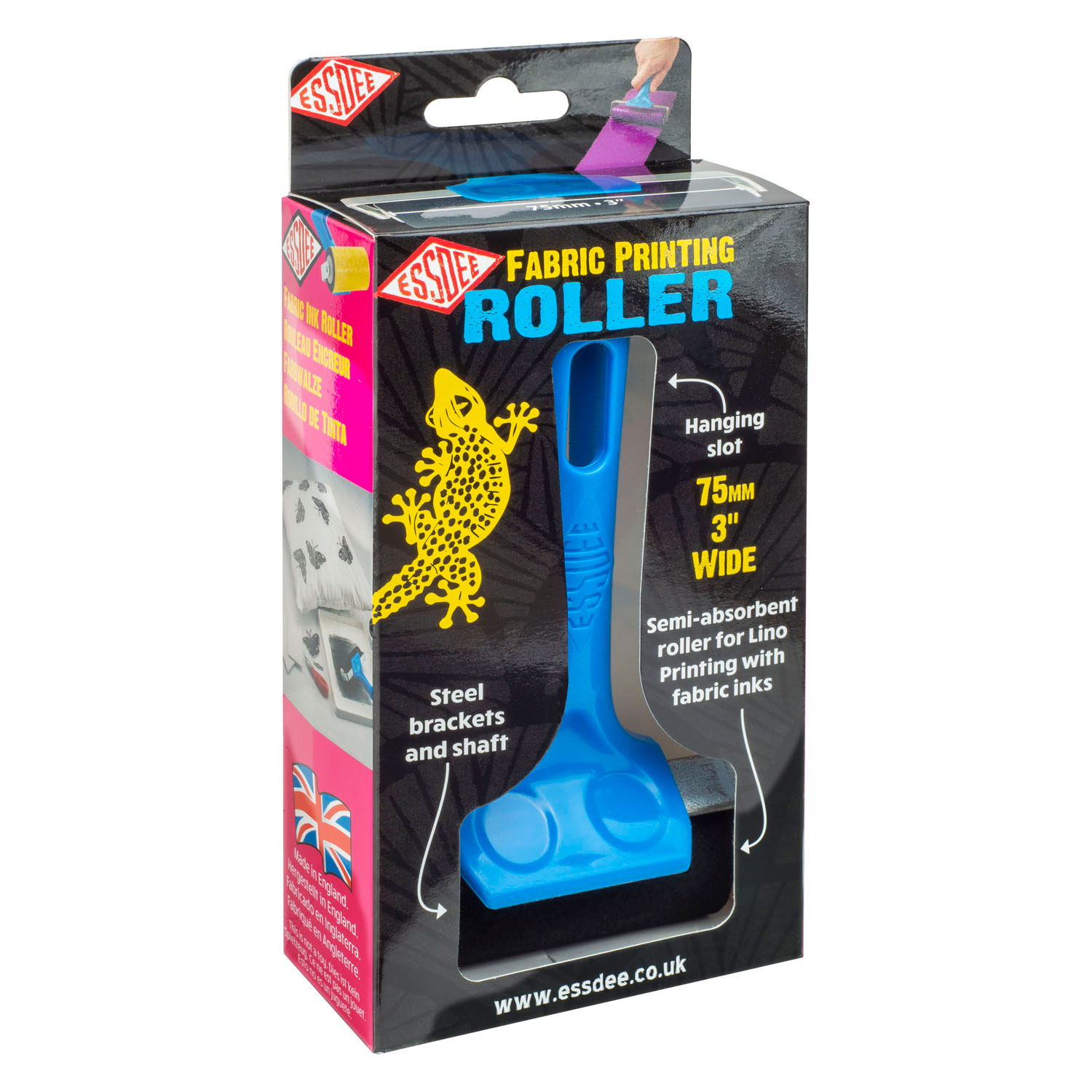 Essdee Textilfarbwalze 75 mm