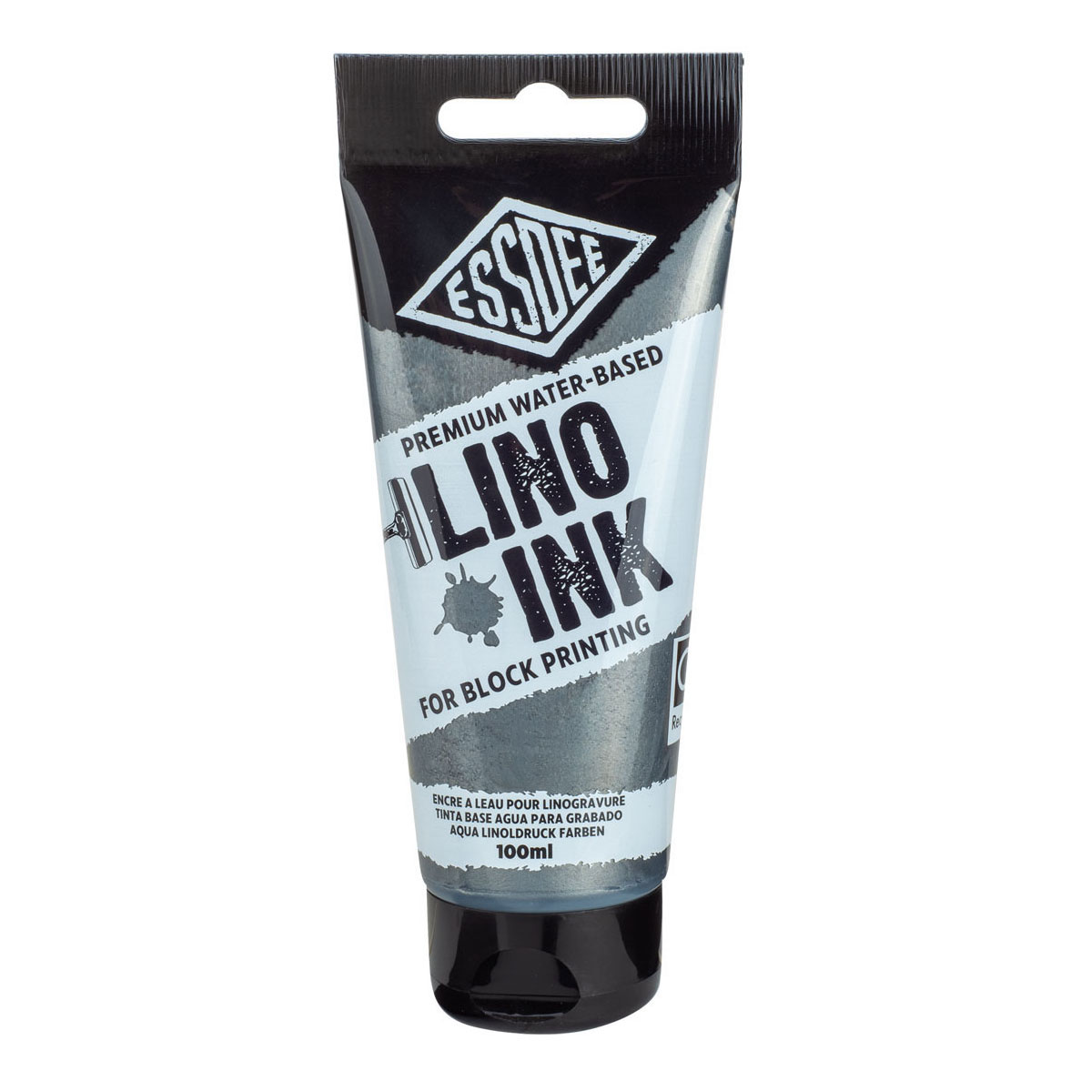 Essdee Linoldruckfarbe – Metallic-Silber 100 ml