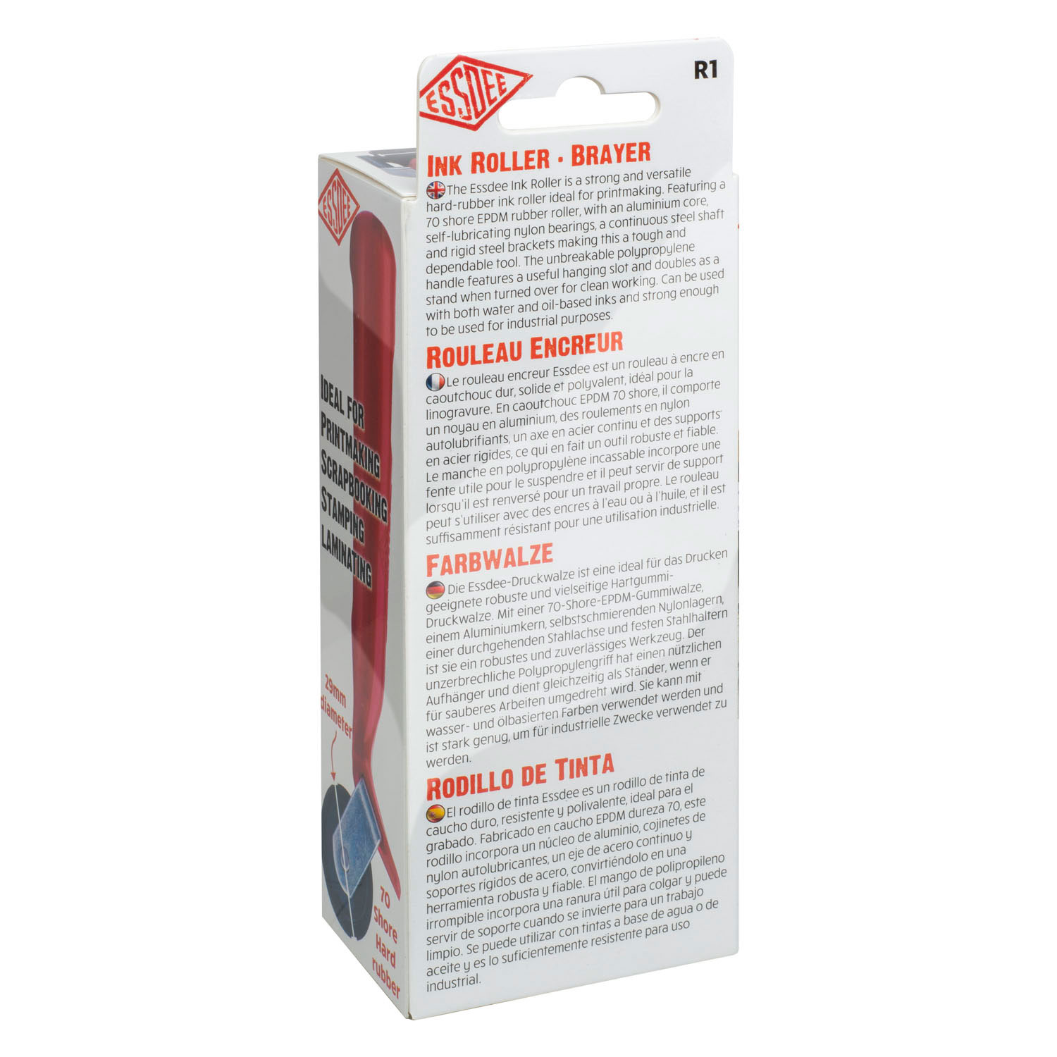 Rouleau encreur Essdee 50 mm