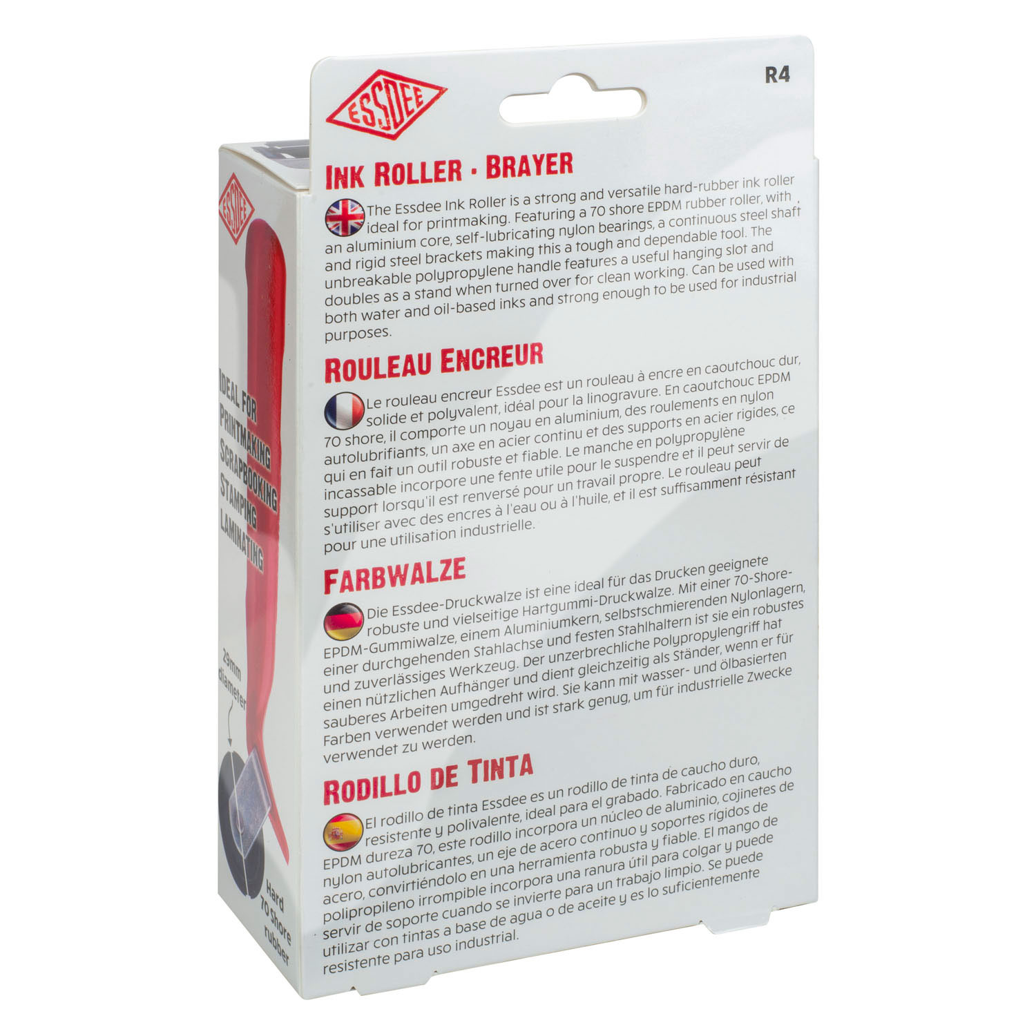 Rouleau encreur Essdee 100 mm